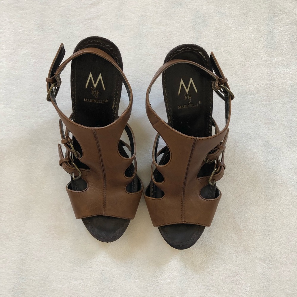 Leather Heel Sandal - Picture 3 of 3